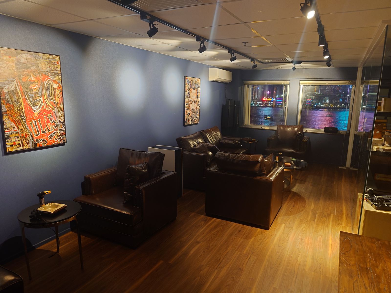 Premier Cigars boutique lounge at Star House, Tsim Sha Tsui
